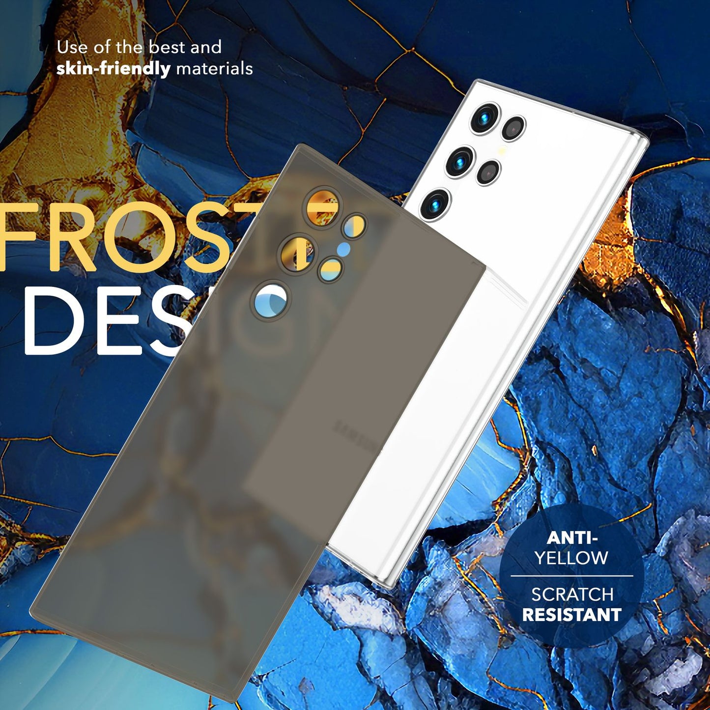 NALIA Extrem Dünnes Hardcase für Samsung Galaxy S24 Ultra Hülle, 0,3mm Ultra Schlanke Schutzhülle Slim