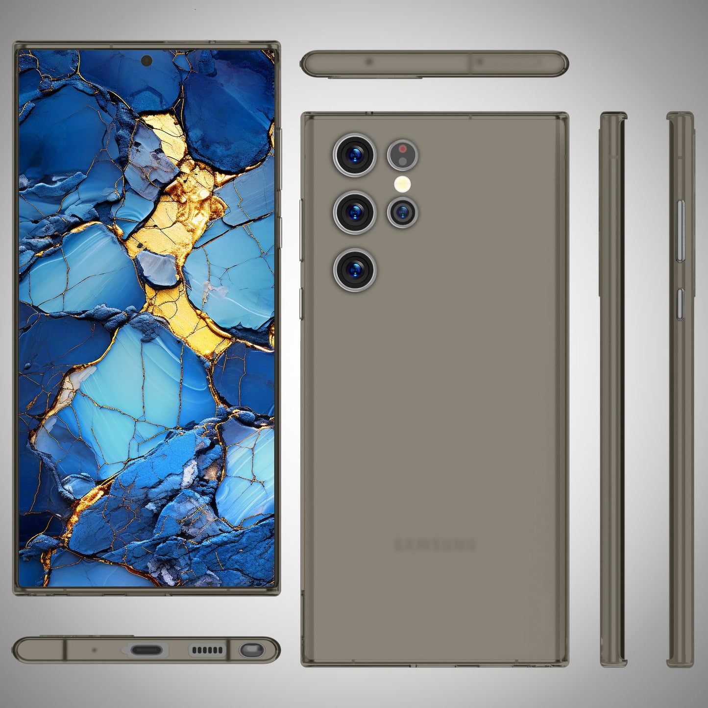 NALIA Extrem Dünnes Hardcase für Samsung Galaxy S24 Ultra Hülle, 0,3mm Ultra Schlanke Schutzhülle Slim