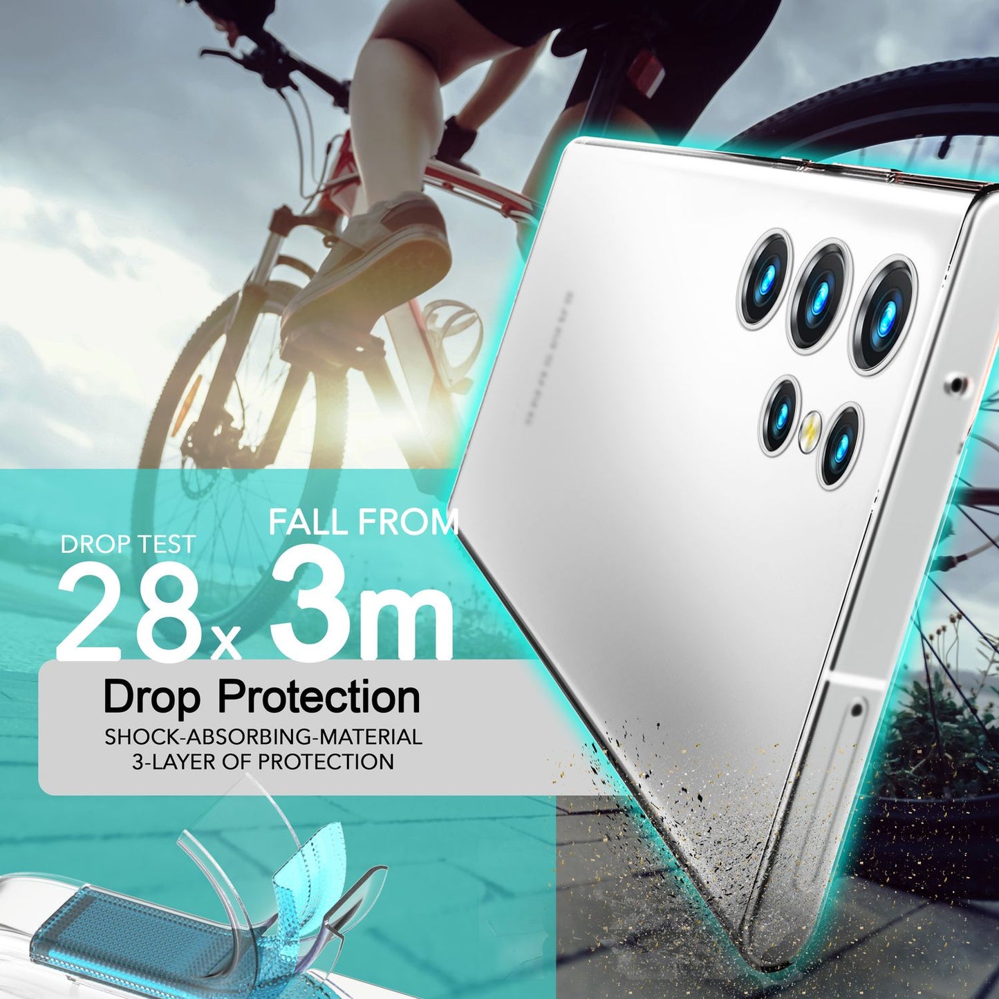 NALIA Extrem Dünnes Hardcase für Samsung Galaxy S24 Ultra Hülle, 0,3mm Ultra Schlanke Schutzhülle Slim