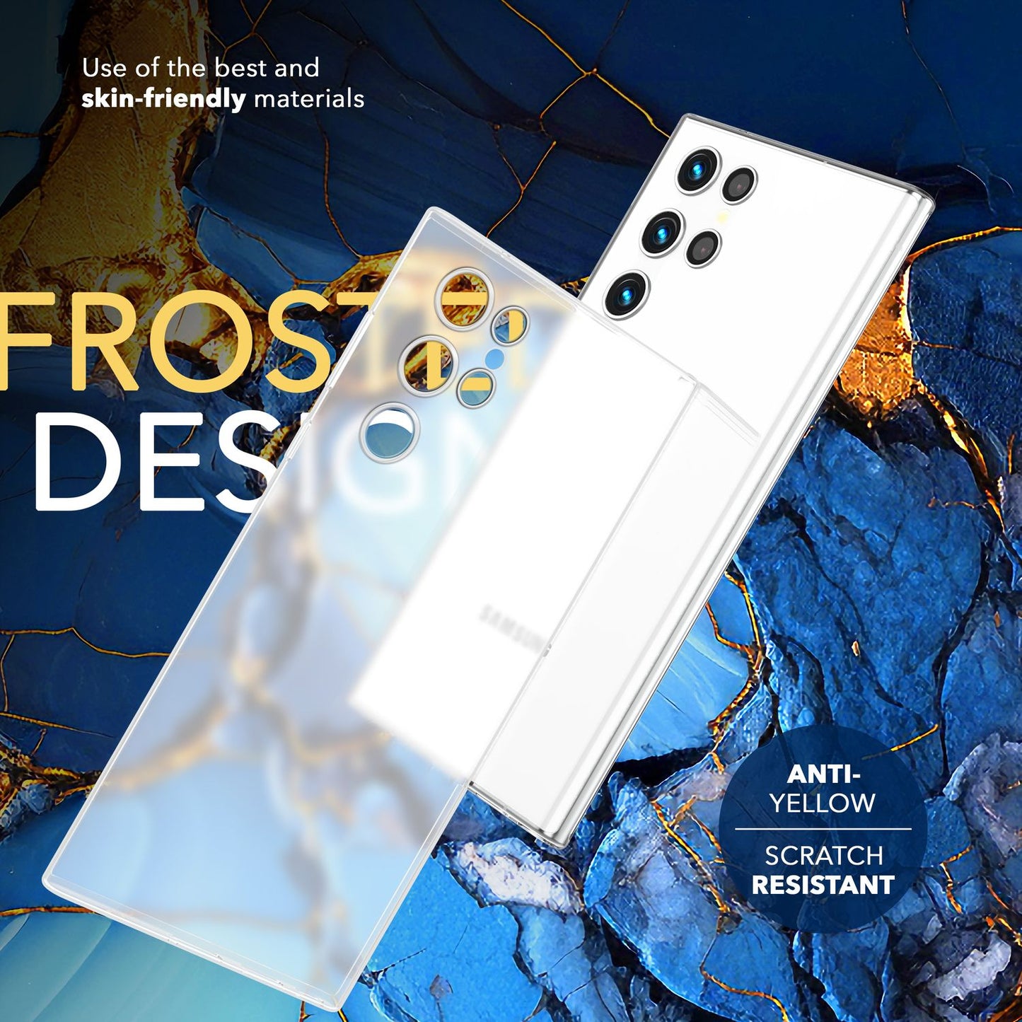 NALIA Extrem Dünnes Hardcase für Samsung Galaxy S24 Ultra Hülle, 0,3mm Ultra Schlanke Schutzhülle Slim