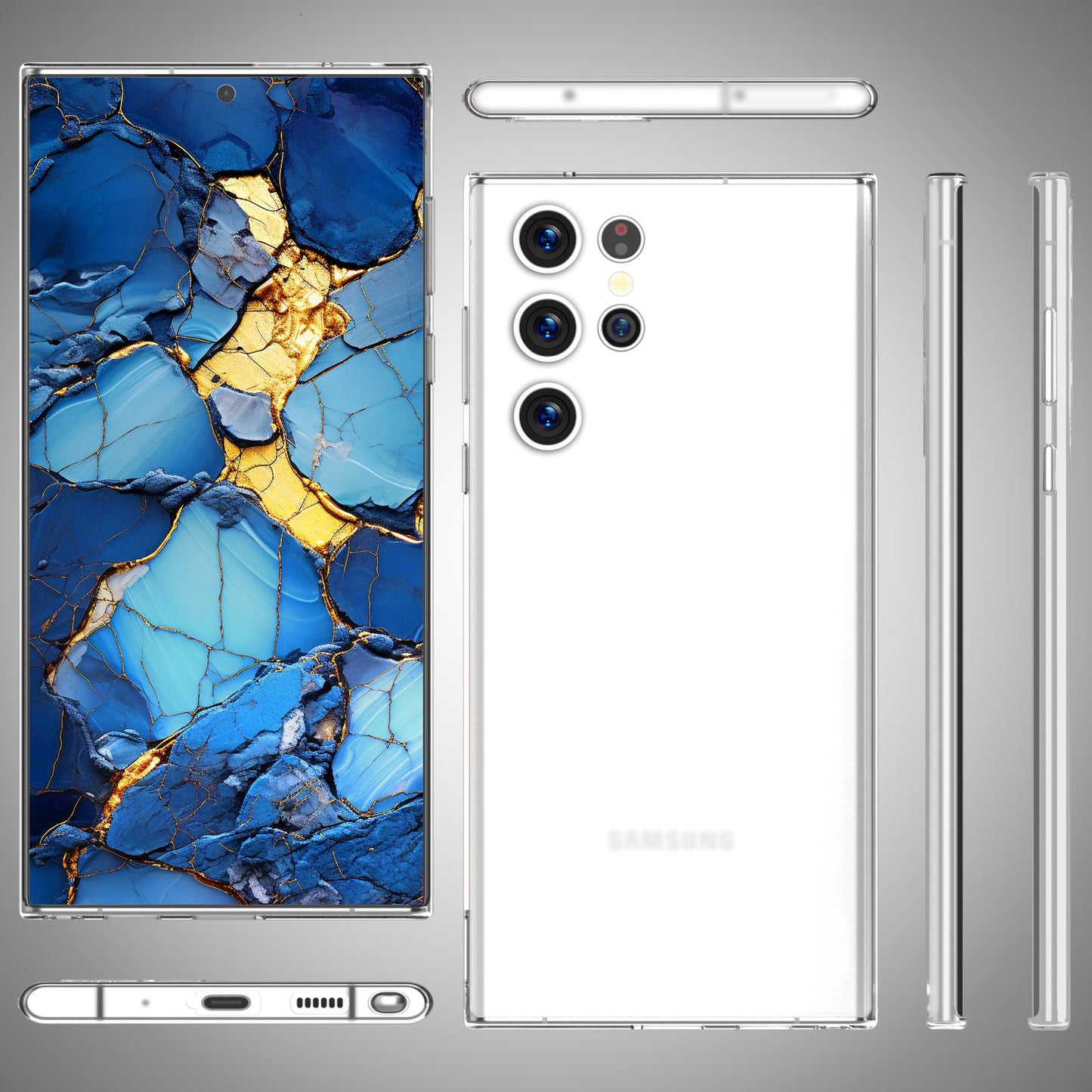 NALIA Extrem Dünnes Hardcase für Samsung Galaxy S24 Ultra Hülle, 0,3mm Ultra Schlanke Schutzhülle Slim