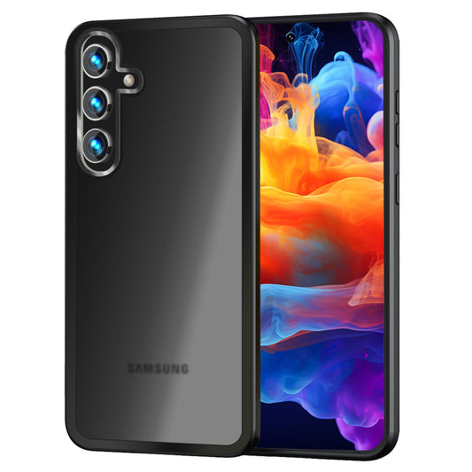 NALIA Matte Hybrid Schutzhülle für Samsung Galaxy S24 Plus Hülle, Semi-Transparente Harte Rückseite & Fallschutz-Rahmen