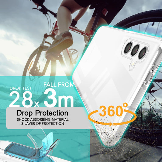 NALIA Klare 360-Grad Schutzhülle für Samsung Galaxy S24 Plus Hülle, Transparenter Rundum-Schutz, Durchsichtig Anti-Gelb