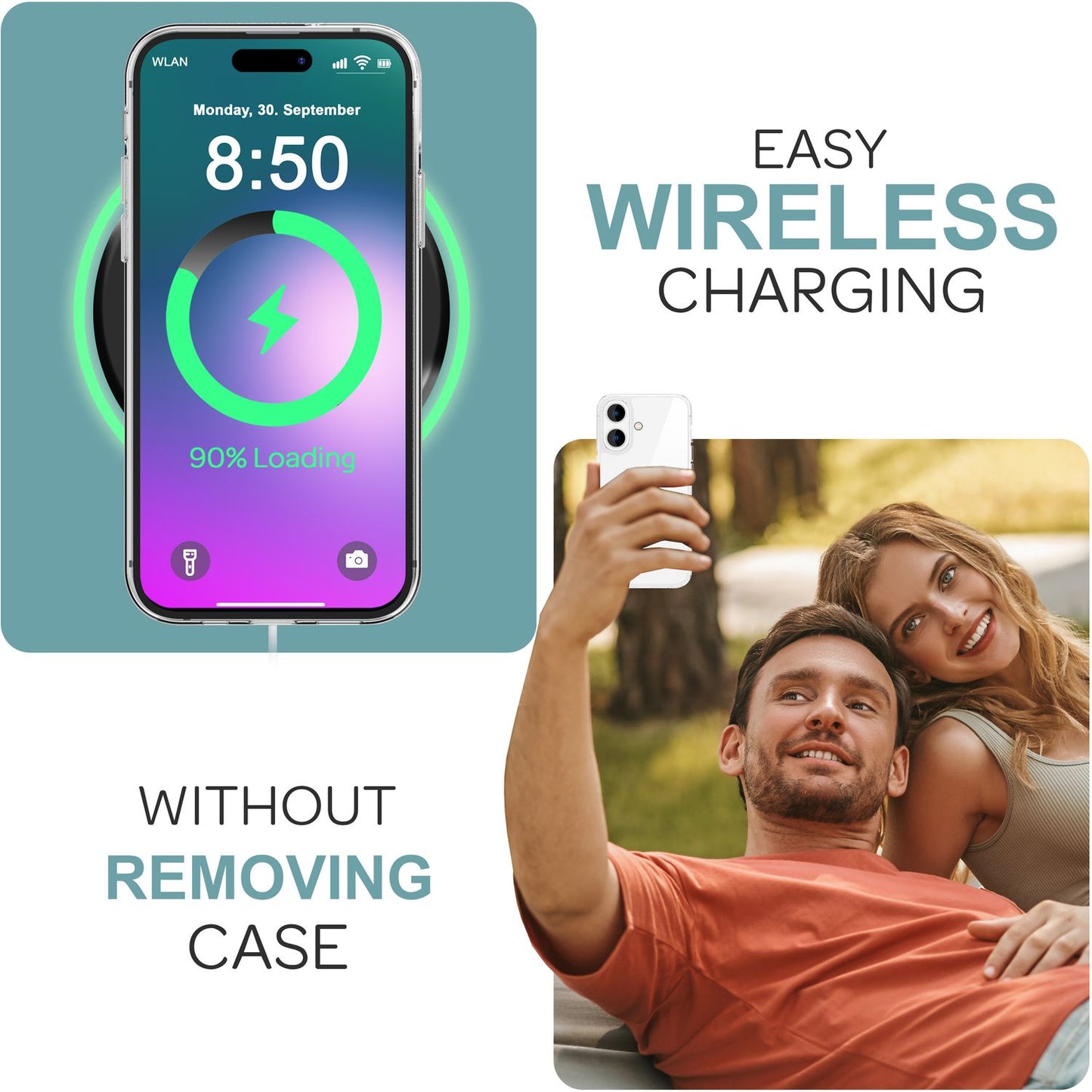 NALIA IPhone 16 Plus Durchsichtige Silikonhülle – Anti Gelb, Material Silikon, Passform Klar