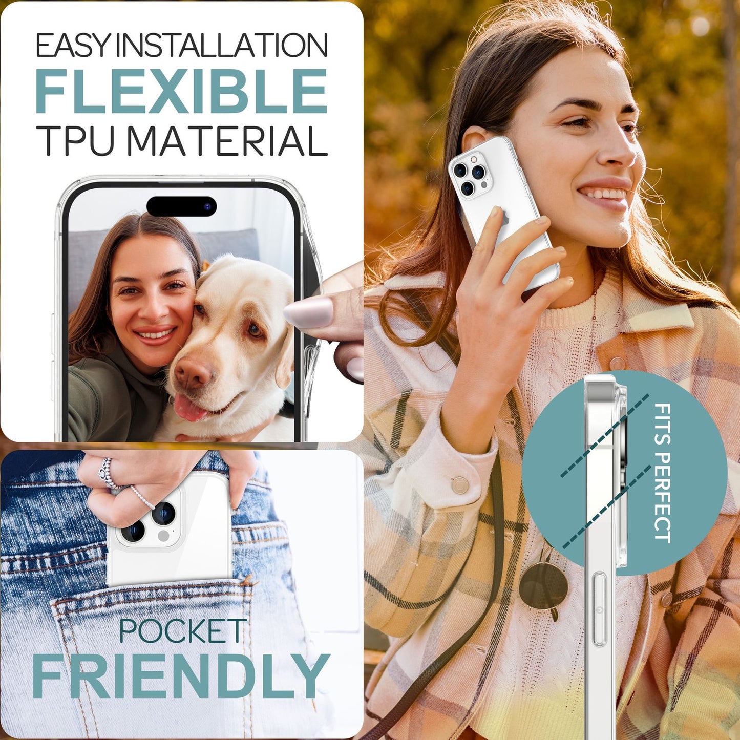 NALIA Transparente Silikonhülle für iPhone 16 Pro Max, Durchsichtige Schutzhülle, Anti-Gelb Handyhülle, Klare Hülle