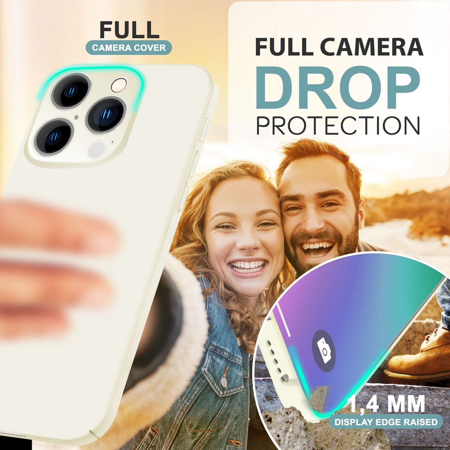 NALIA Ultra Dünne Harte Hülle für iPhone 16 Pro, Leichte Schlanke 0,5mm Handyhülle, Rutschfeste Schutzhülle