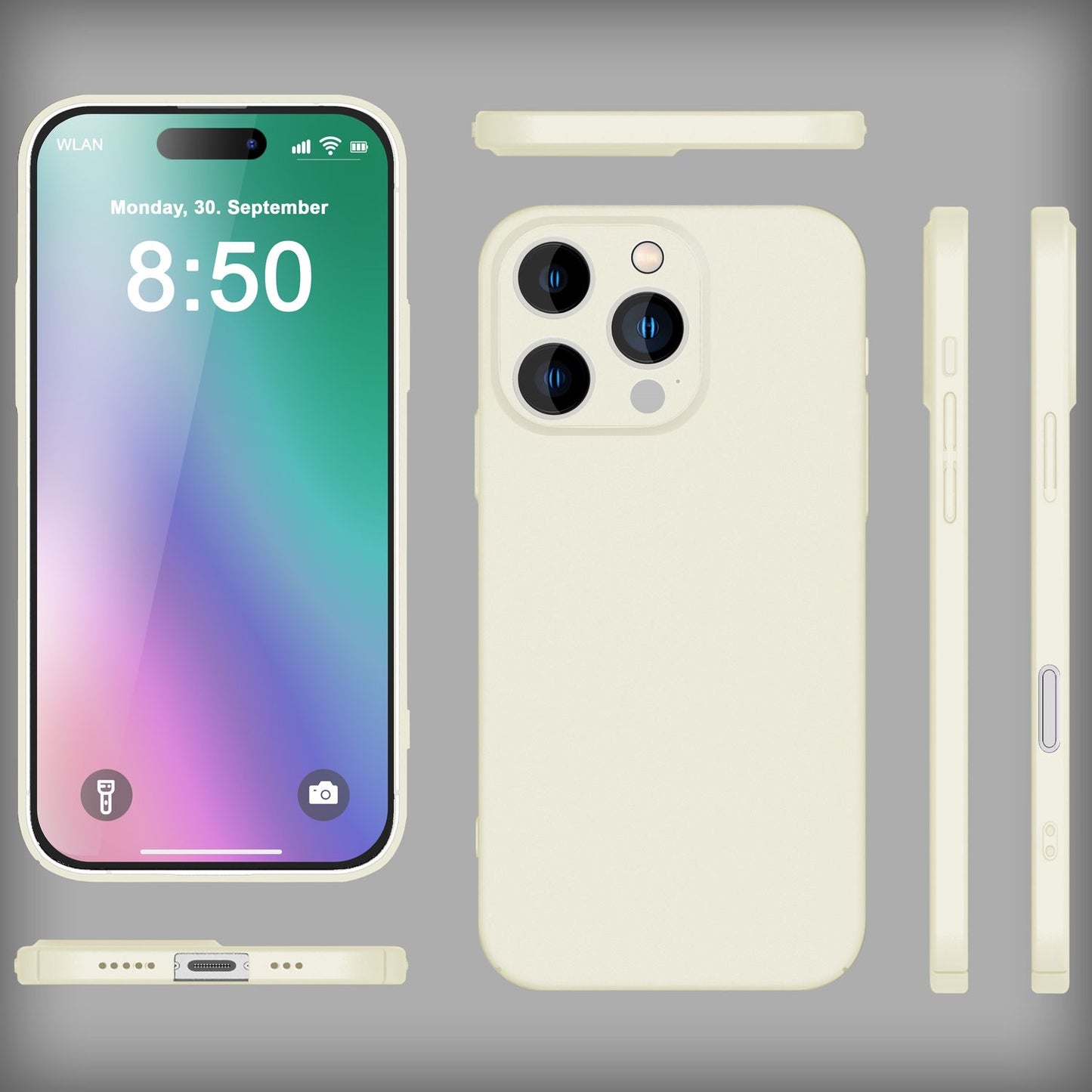 Husă rigidă ultrasubțire NALIA pentru iPhone 16 Pro Max - grosime 0,5 mm, ușoară, antiderapantă