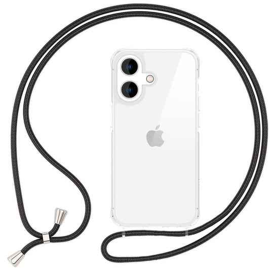 NALIA Iphone Umhängehülle Klar Mit Band - Gewicht 28 g Dicke 0,7 mm
