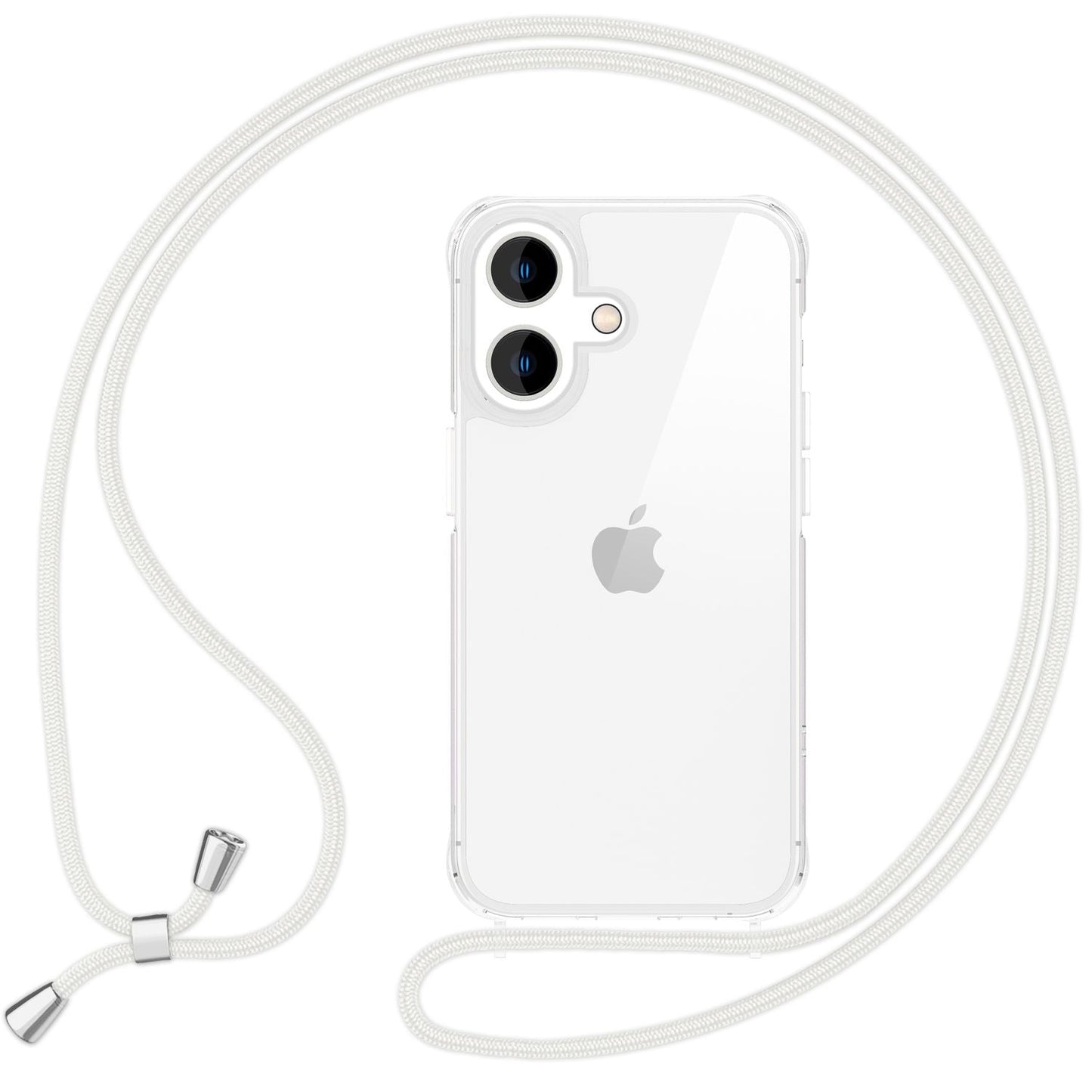 NALIA Iphone Umhängehülle Klar Mit Band - Gewicht 28 g Dicke 0,7 mm