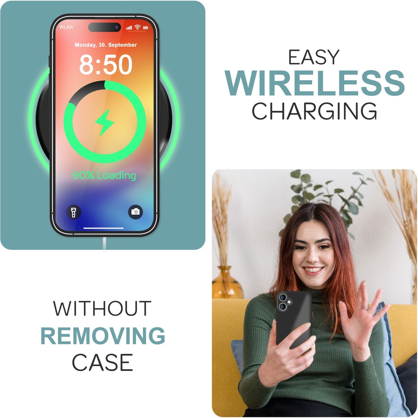 NALIA Fuzion Matte Case - Anti-Fingerabdruck, Abm. 151 x 73 mm