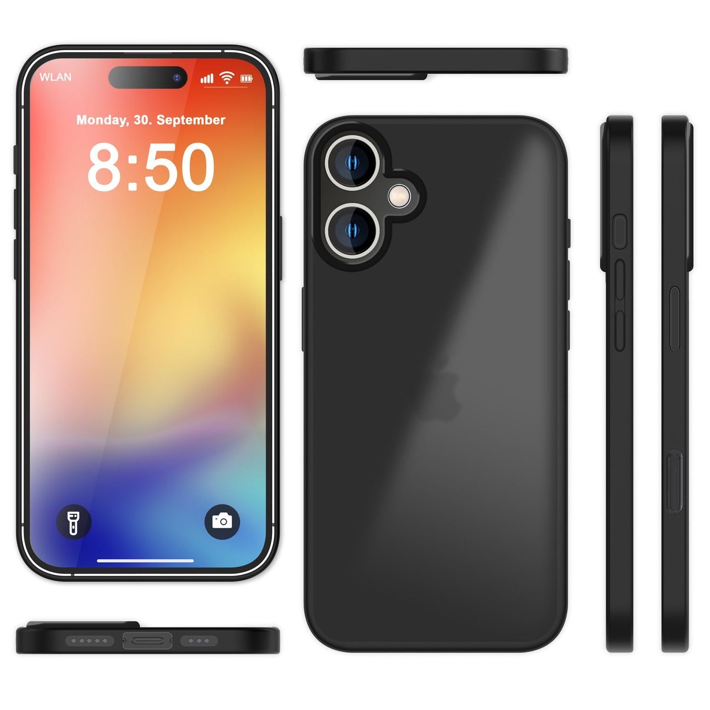 NALIA Fuzion Matte Case - Anti-Fingerabdruck, Abm. 151 x 73 mm