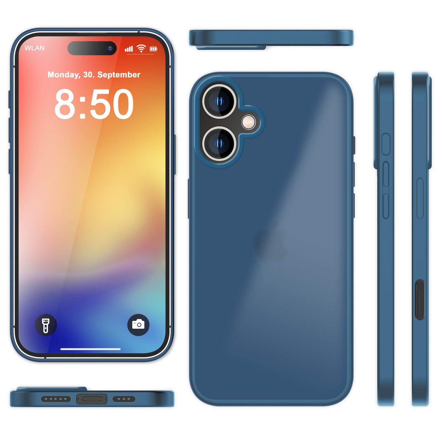 NALIA Fuzion Matte Case - Anti-Fingerabdruck, Abm. 151 x 73 mm