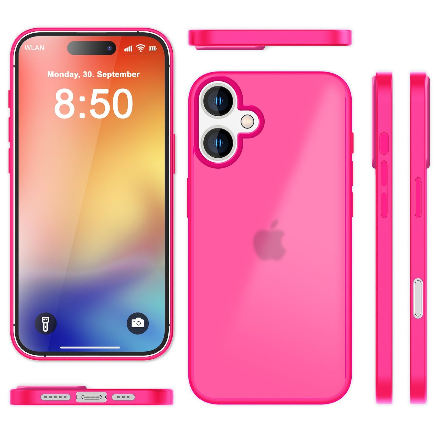 NALIA Fuzion Matte Case - Anti-Fingerabdruck, Abm. 151 x 73 mm