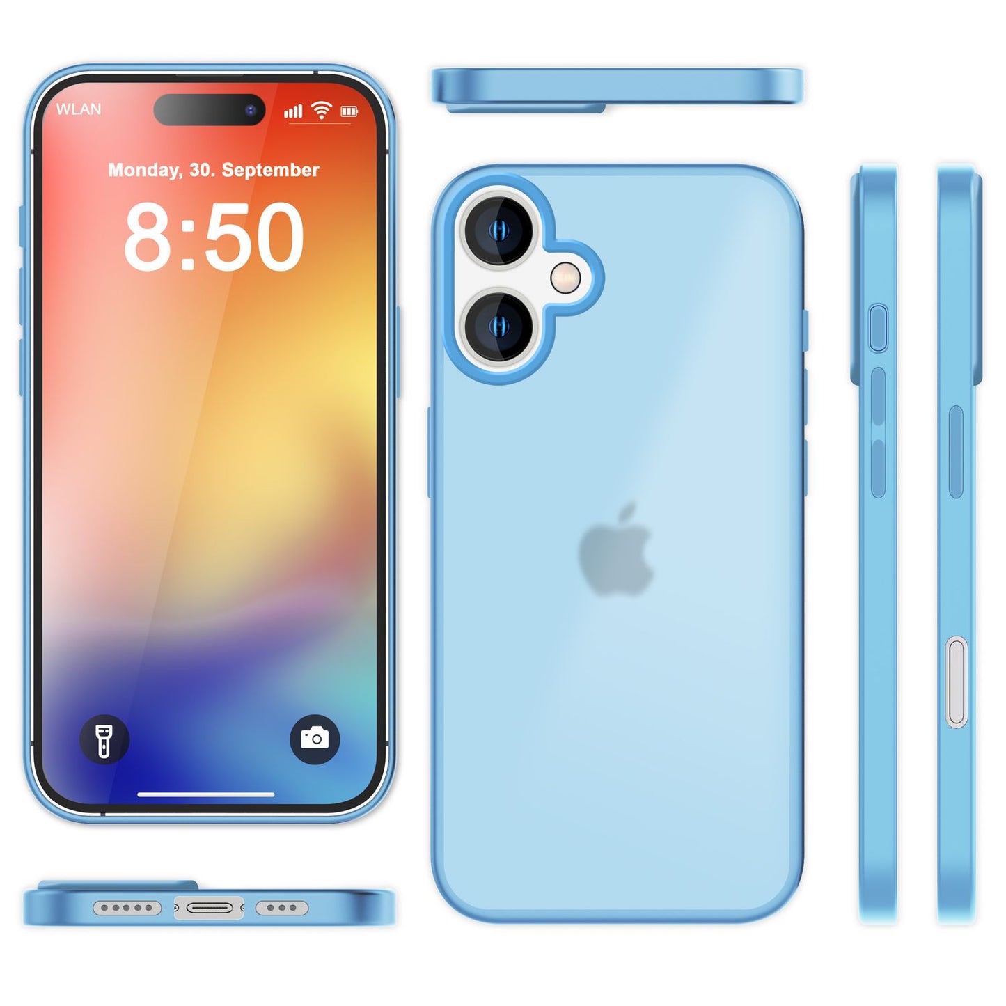 NALIA Fuzion Matte Case - Anti-Fingerabdruck, Abm. 151 x 73 mm