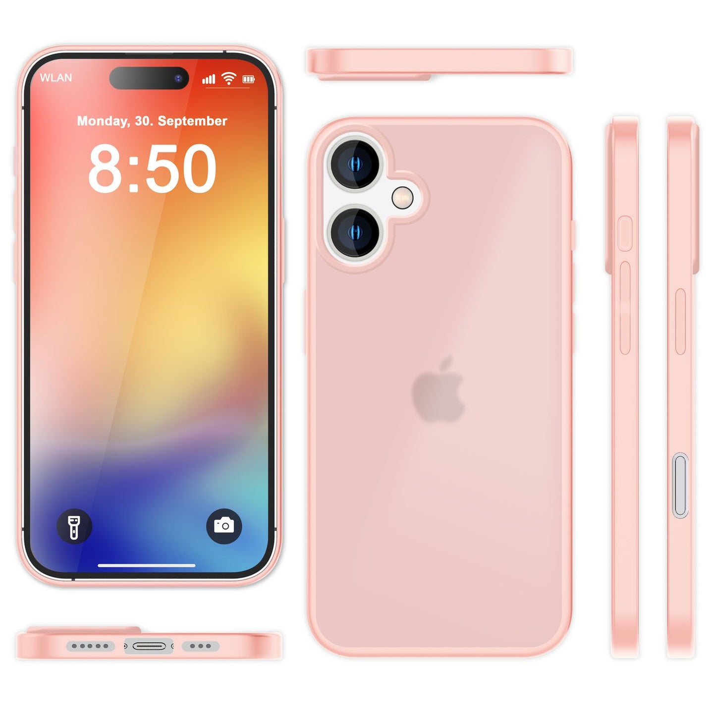 NALIA Fuzion Matte Case - Anti-Fingerabdruck, Abm. 151 x 73 mm