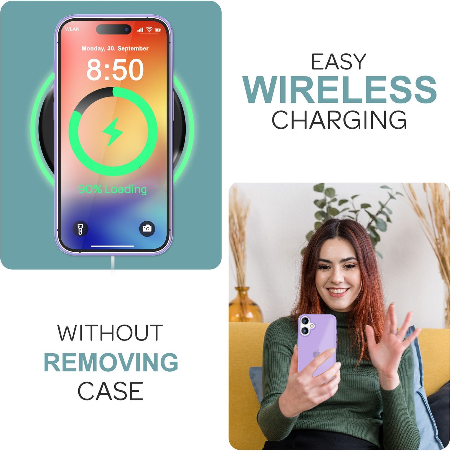 NALIA Fuzion Matte Case - Anti-Fingerabdruck, Abm. 151 x 73 mm