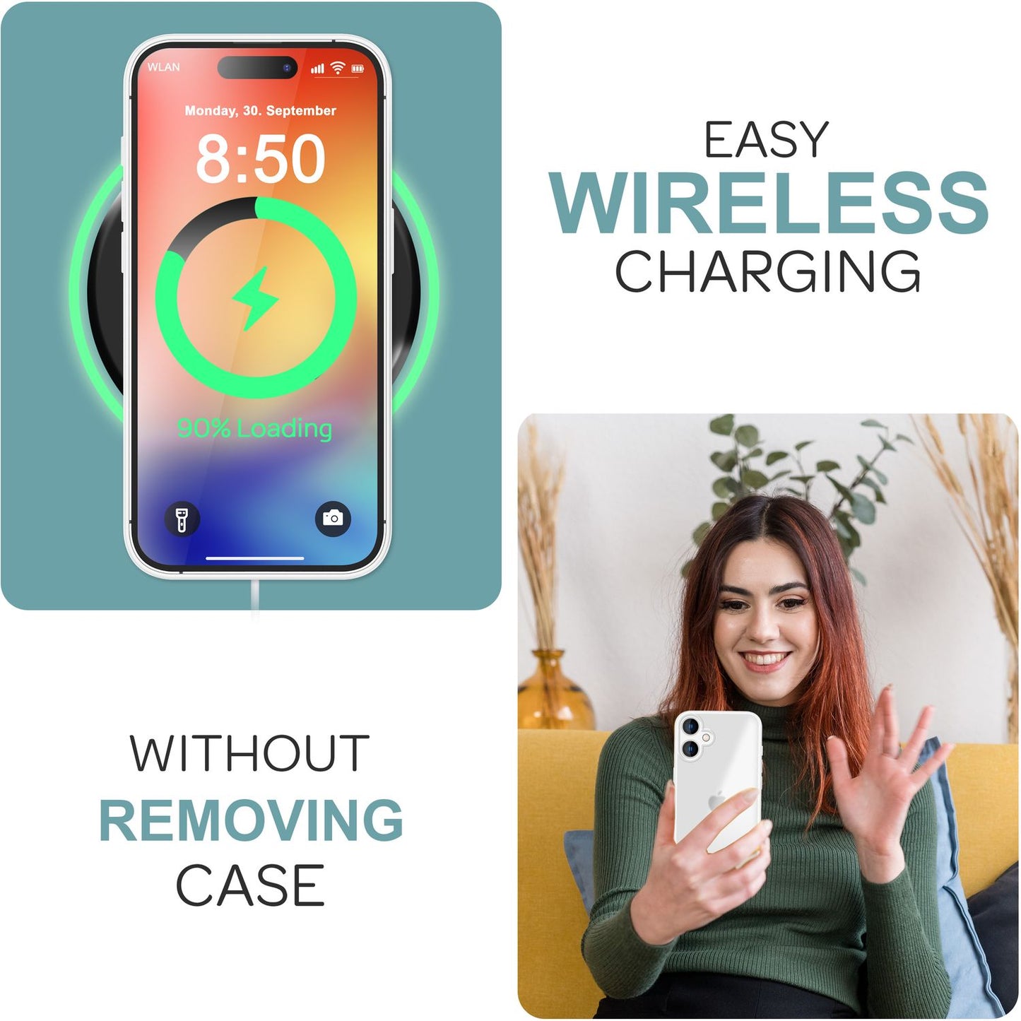 NALIA Fuzion Matte Case - Anti-Fingerabdruck, Abm. 151 x 73 mm