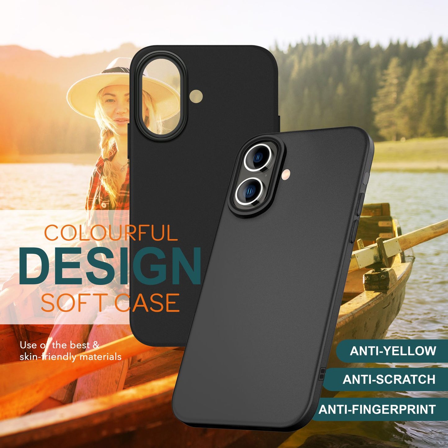 NALIA IPhone Silikonhülle Matt – Rutschfestes Design, Stoßschutz, TPU Beschichtung