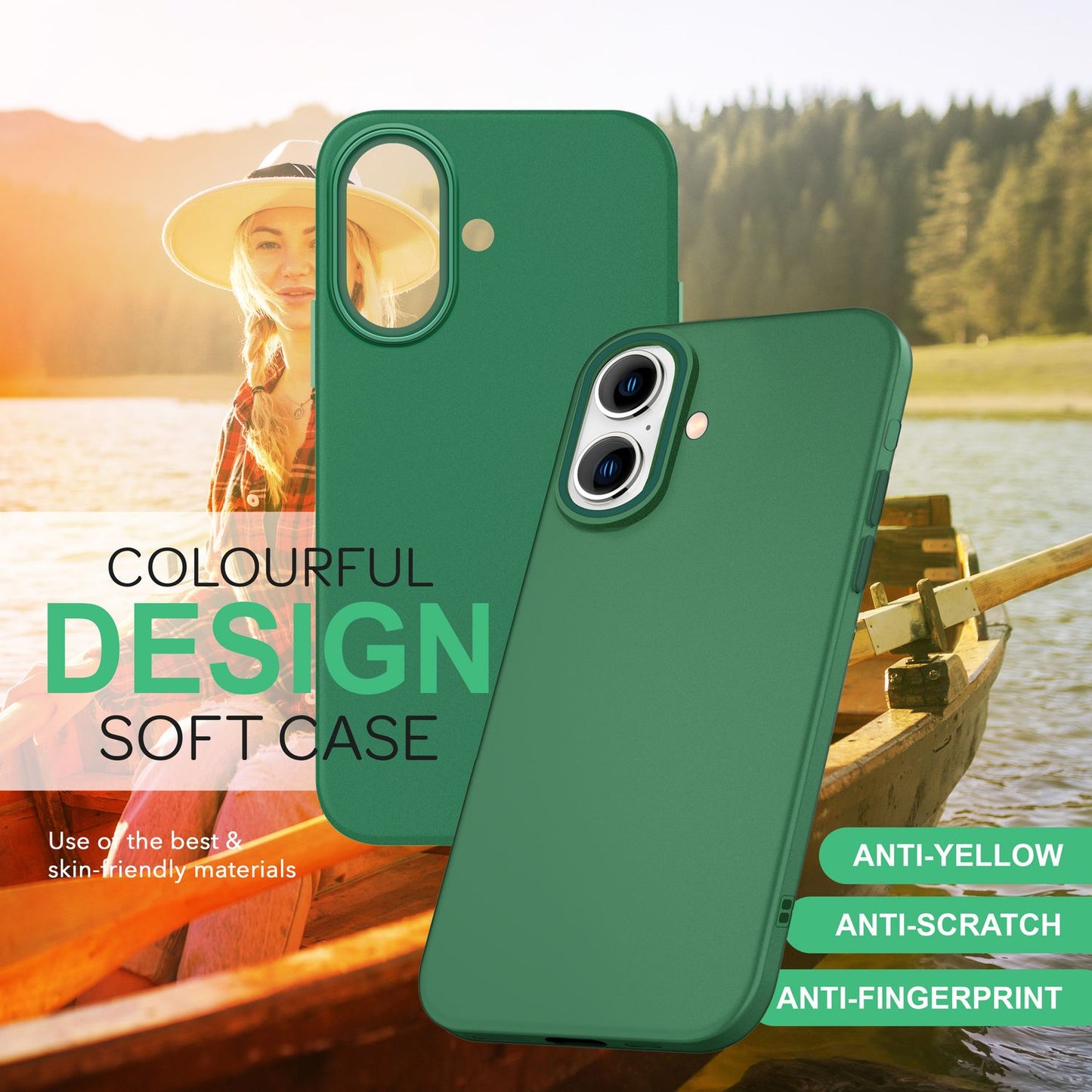 NALIA IPhone Silikonhülle Matt – Rutschfestes Design, Stoßschutz, TPU Beschichtung