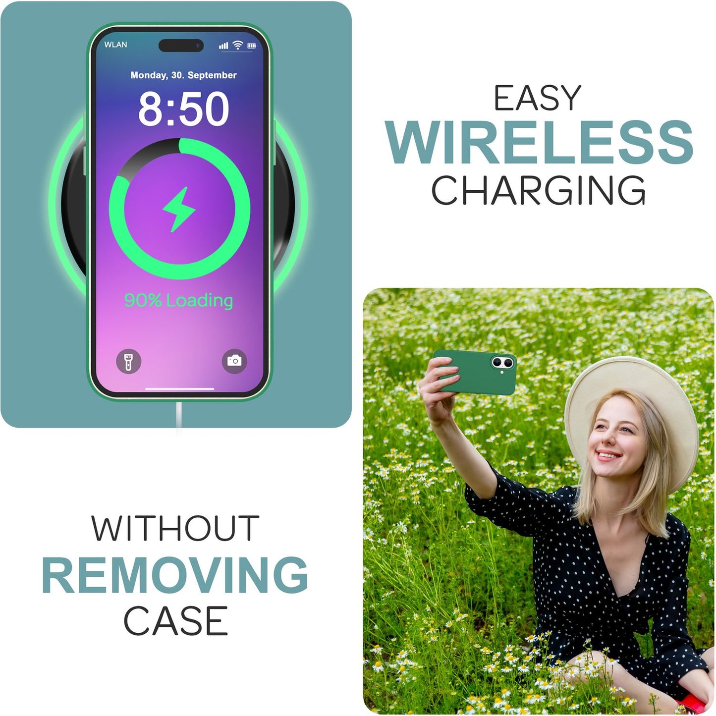 NALIA IPhone Silikonhülle Matt – Rutschfestes Design, Stoßschutz, TPU Beschichtung