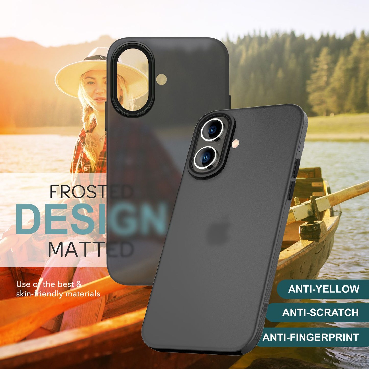 NALIA IPhone Silikonhülle Matt – Rutschfestes Design, Stoßschutz, TPU Beschichtung