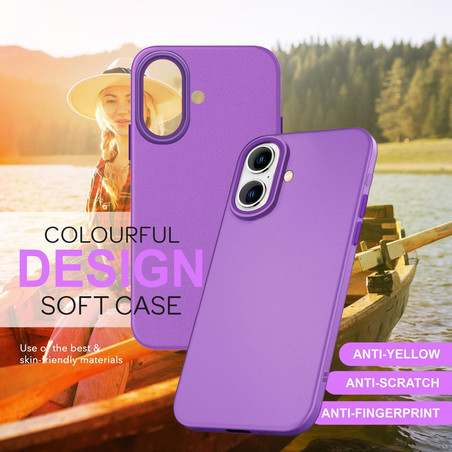 NALIA IPhone Silikonhülle Matt – Rutschfestes Design, Stoßschutz, TPU Beschichtung