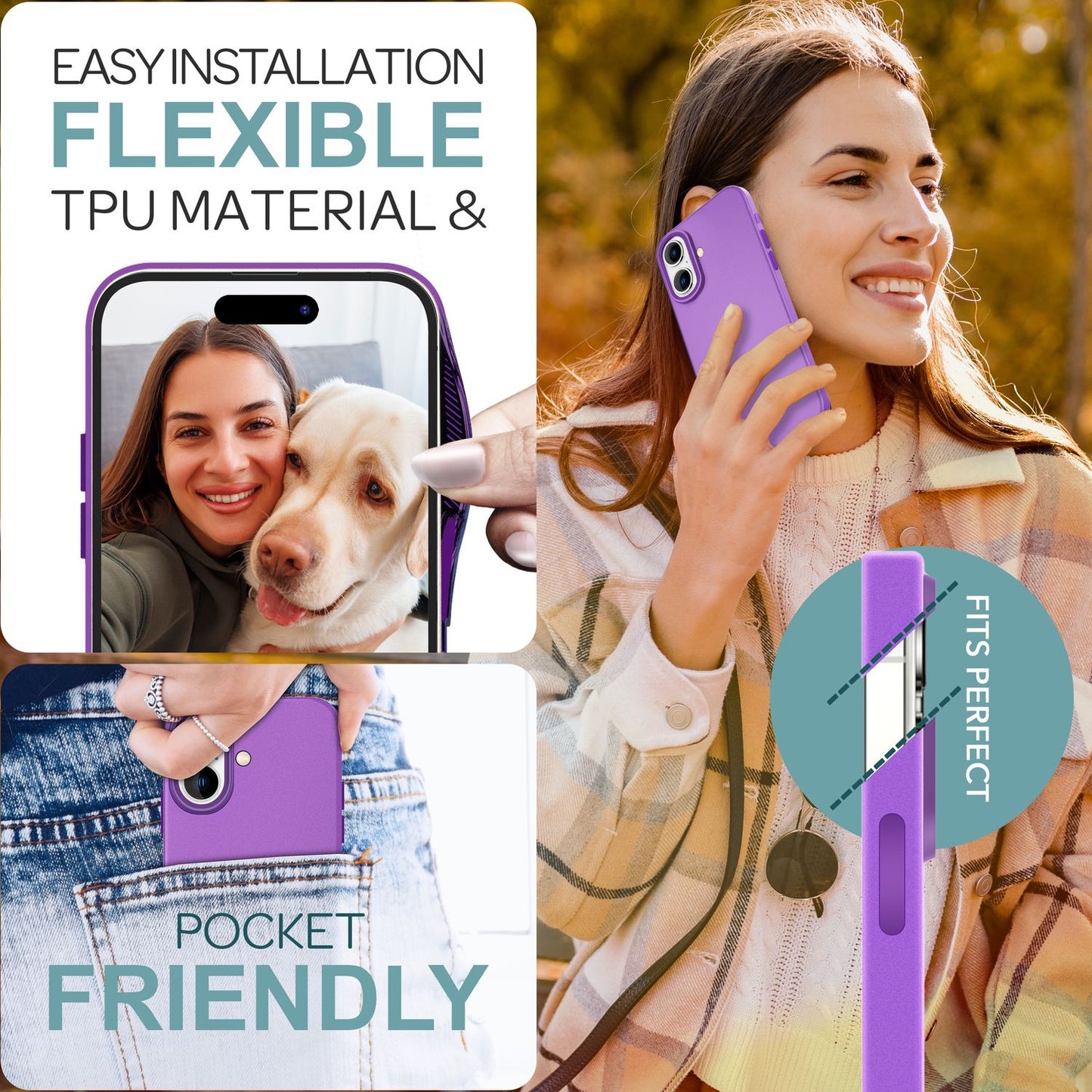 NALIA IPhone Silikonhülle Matt – Rutschfestes Design, Stoßschutz, TPU Beschichtung