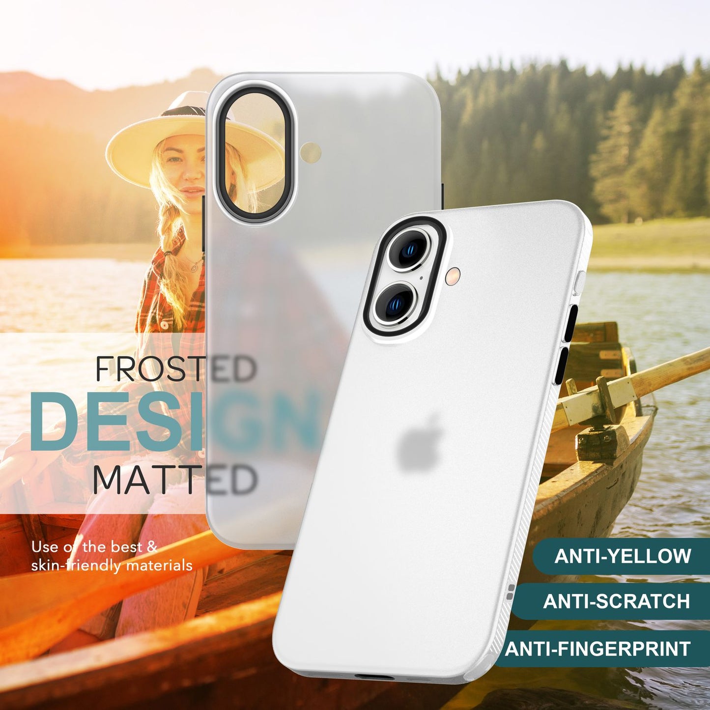 NALIA IPhone Silikonhülle Matt – Rutschfestes Design, Stoßschutz, TPU Beschichtung