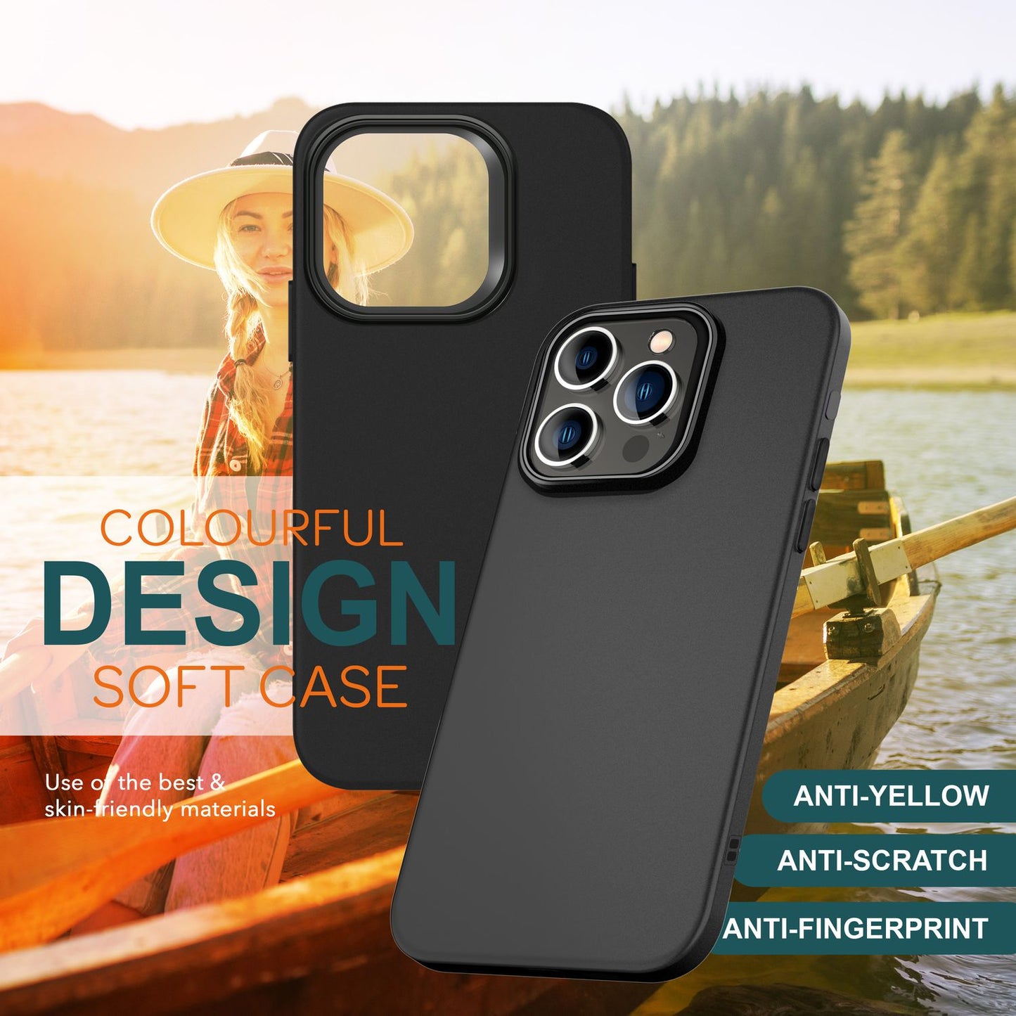 NALIA Fein Mattierte Silikonhülle - Passgenau Für iPhone 16 Pro, TPU-Silikon, Rutschfest