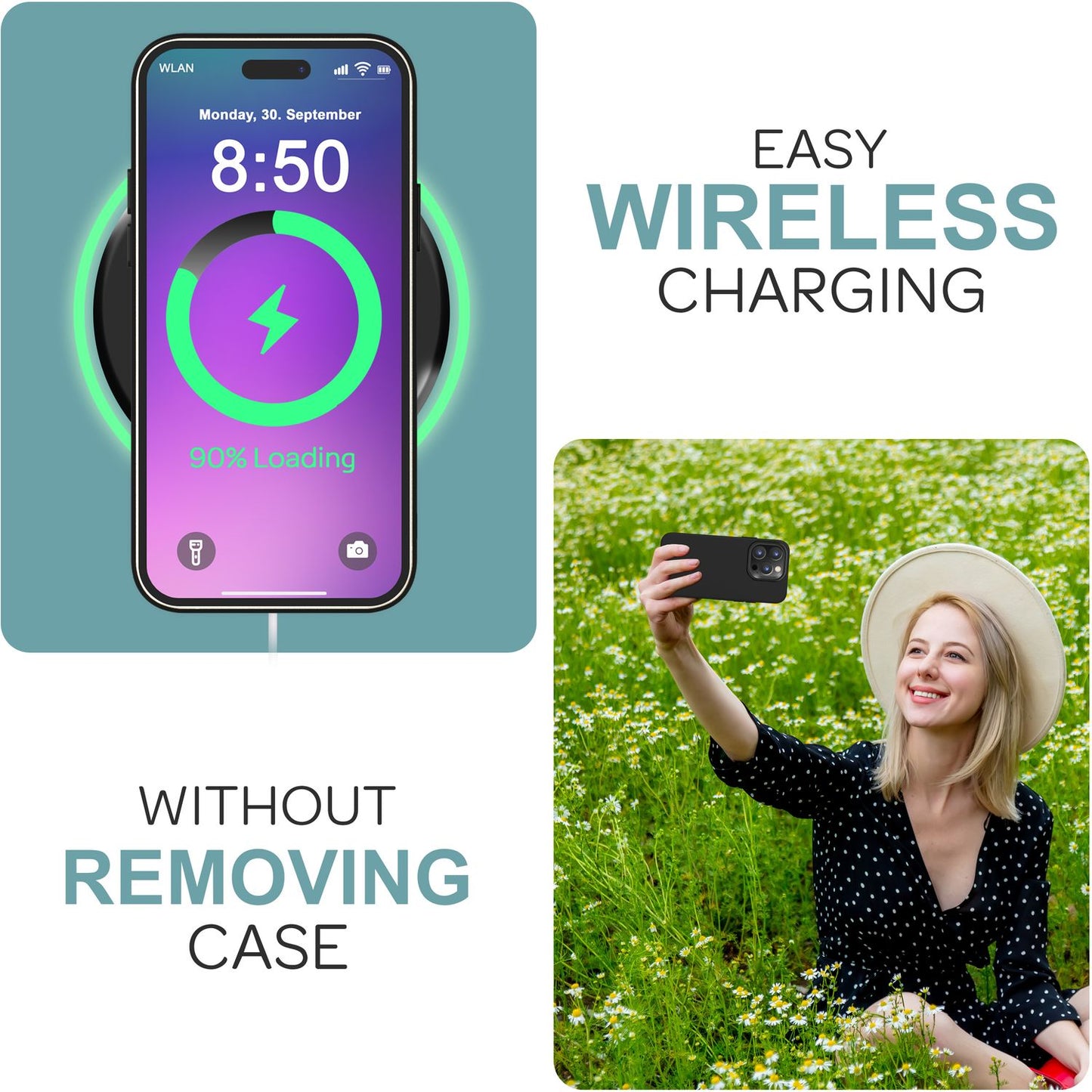 NALIA Fein Mattierte Silikonhülle - Passgenau Für iPhone 16 Pro, TPU-Silikon, Rutschfest