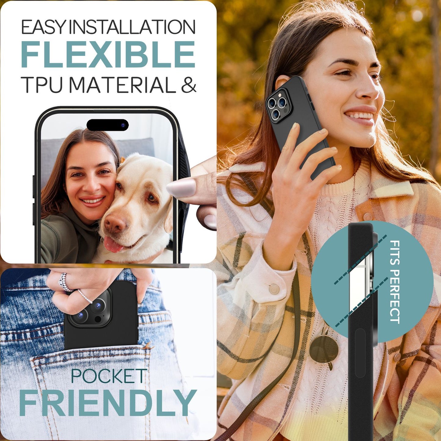 NALIA Fein Mattierte Silikonhülle - Passgenau Für iPhone 16 Pro, TPU-Silikon, Rutschfest