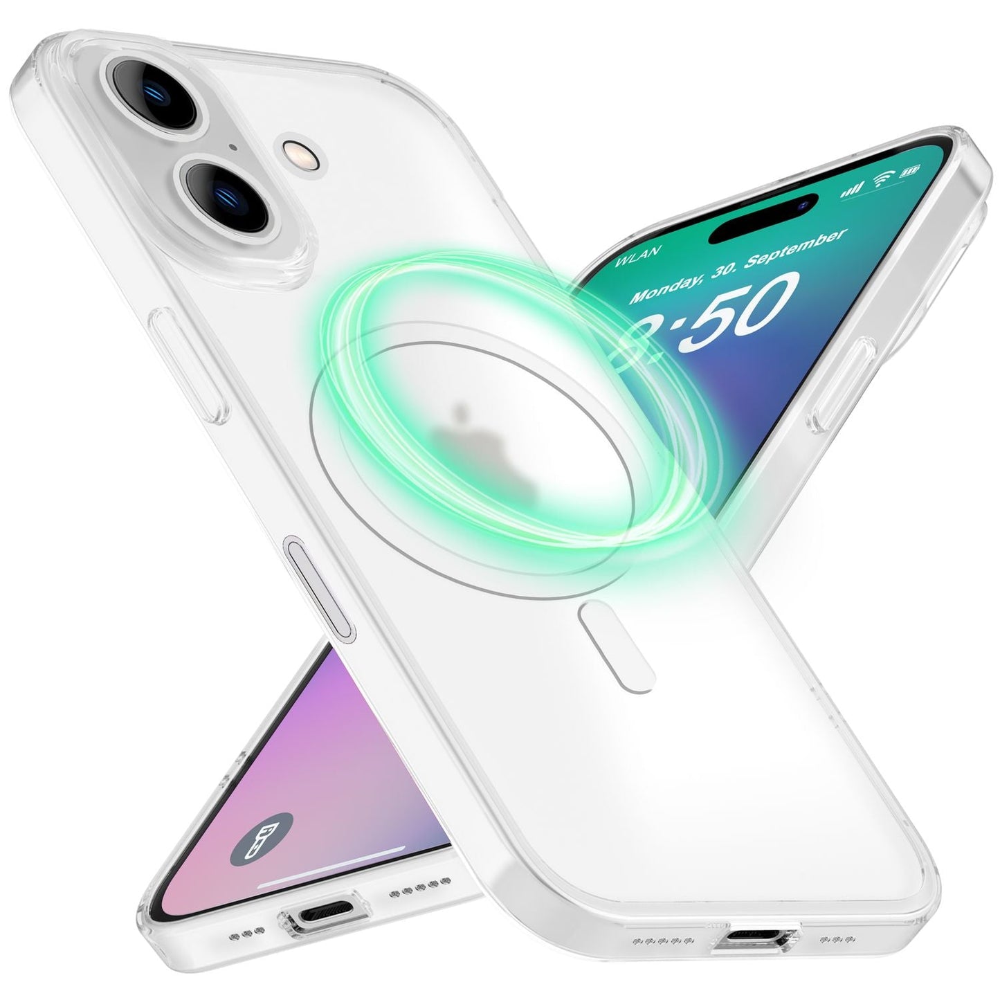 Husă NALIA Ultra Thin MagSafe pentru iPhone 16, Husă de protecție ultra subțire de 0,3 mm, Husă de telefon ușoară