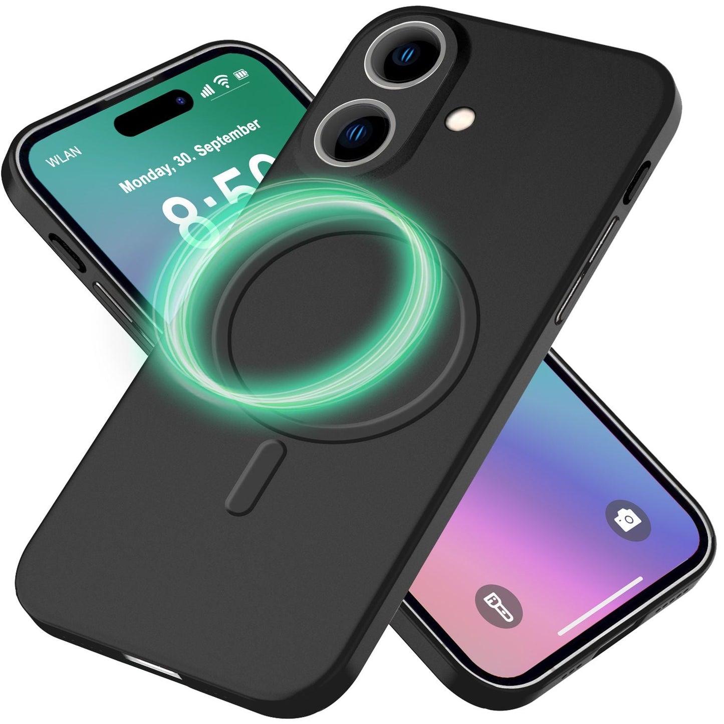 Husă NALIA Ultra Thin MagSafe pentru iPhone 16 Plus, Husă de protecție ultra subțire de 0,3 mm, Husă de telefon subțire