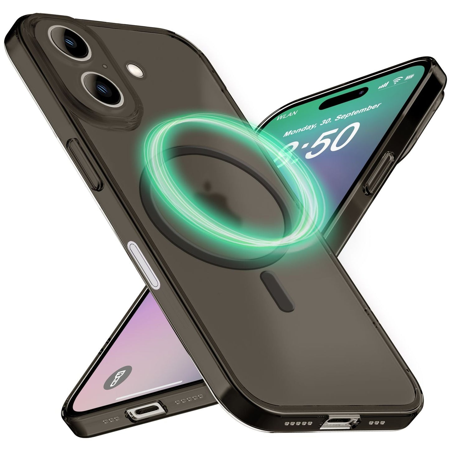 Husă NALIA Ultra Thin MagSafe pentru iPhone 16 Plus, Husă de protecție ultra subțire de 0,3 mm, Husă de telefon subțire