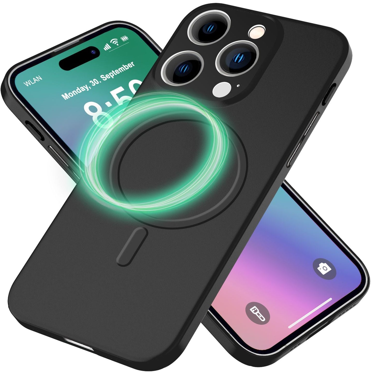 Husă NALIA Ultra Thin MagSafe pentru iPhone 16 Pro, Husă de protecție ultra subțire de 0,3 mm, Husă de telefon subțire