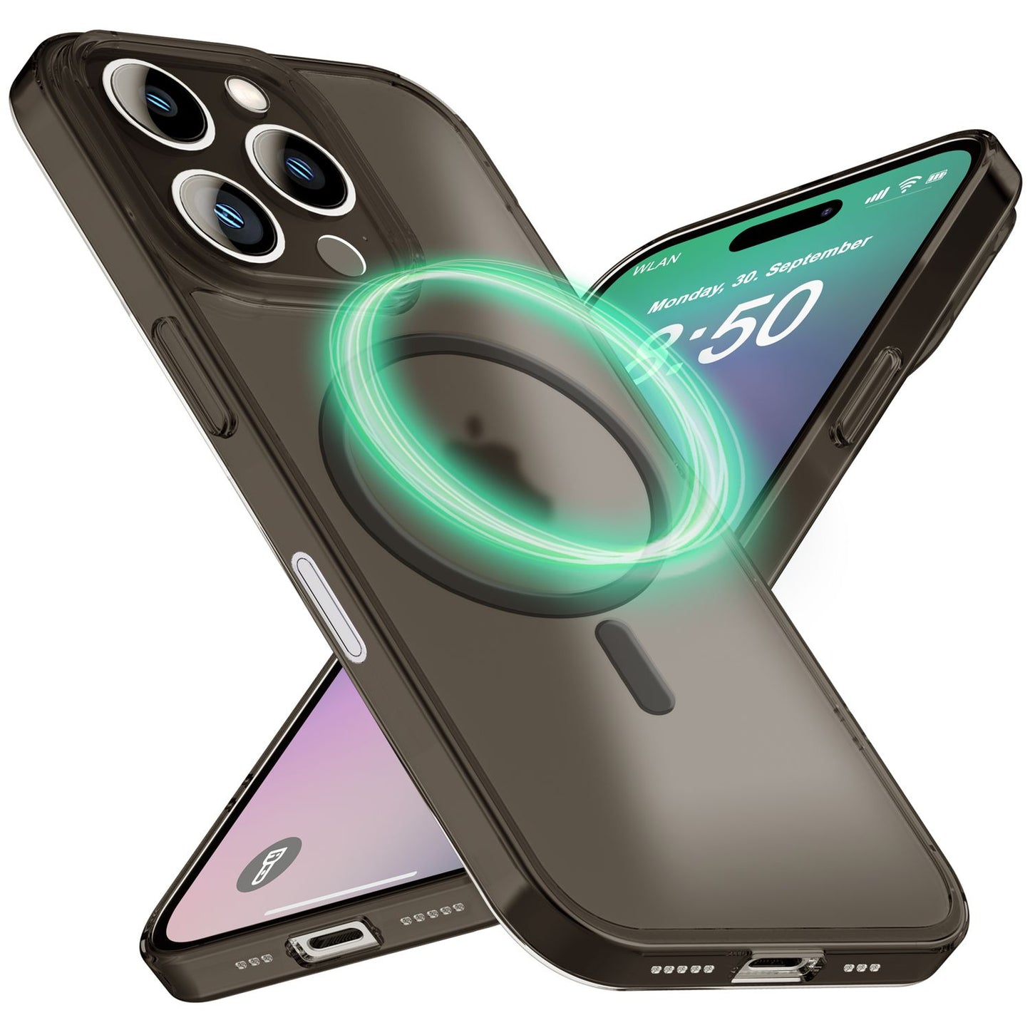 Husă NALIA Ultra Thin MagSafe pentru iPhone 16 Pro, Husă de protecție ultra subțire de 0,3 mm, Husă de telefon subțire