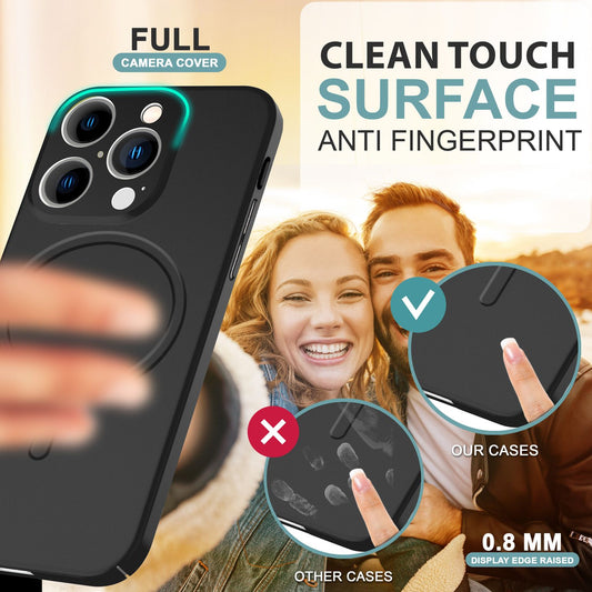 Husă NALIA MagSafe ultra-subțire - grosime 0,3 mm, compatibilă cu MagSafe, potrivire perfectă pentru iPhone 16 Pro Max