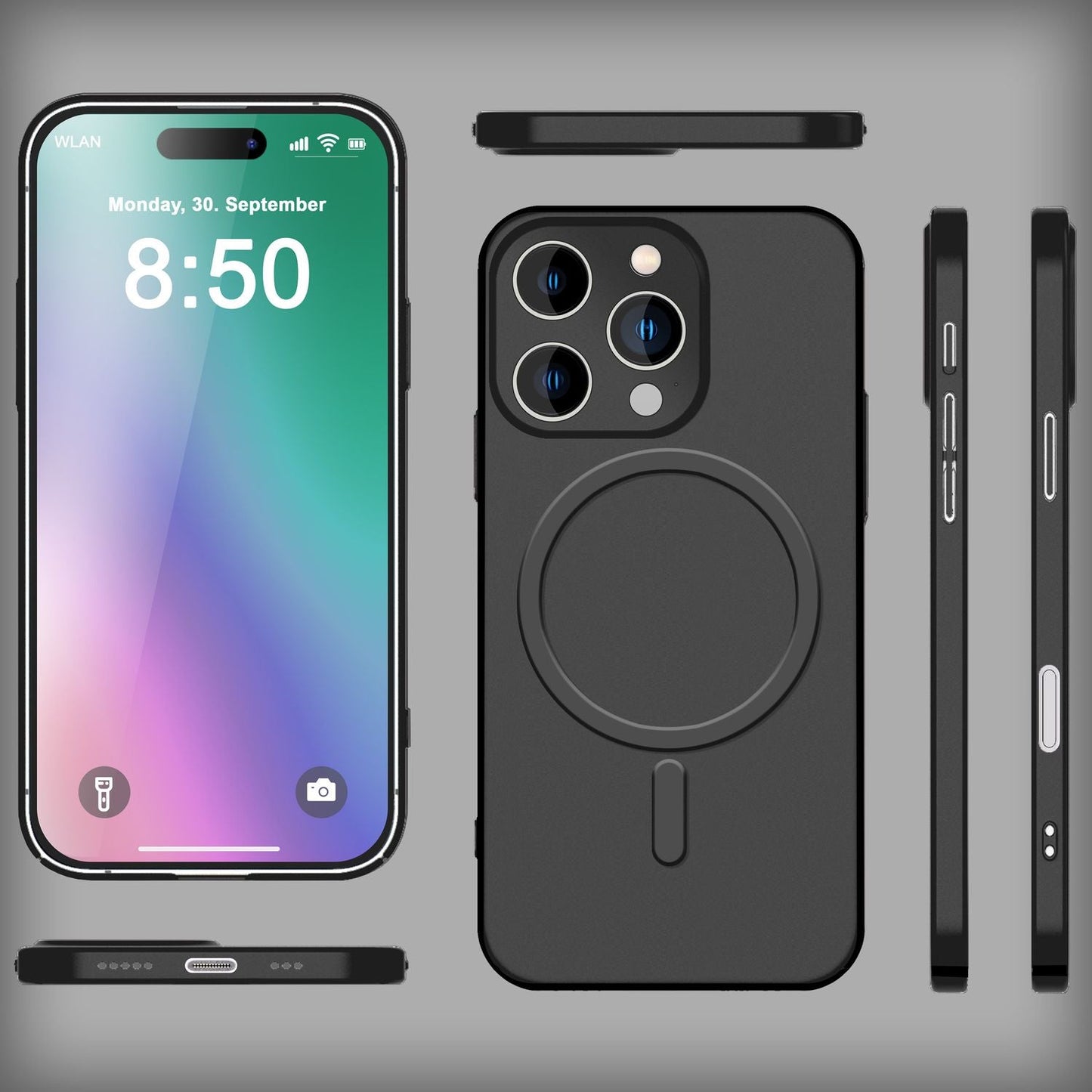 Husă NALIA MagSafe ultra-subțire - grosime 0,3 mm, compatibilă cu MagSafe, potrivire perfectă pentru iPhone 16 Pro Max