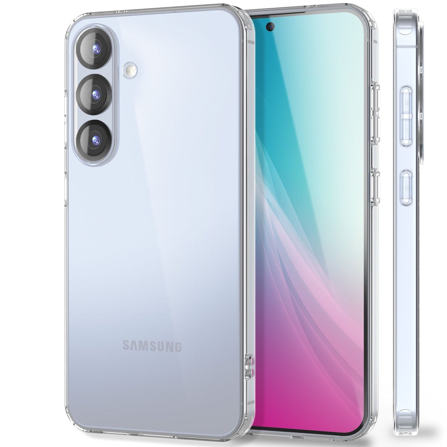 Husa NALIA AirFlex pentru Galaxy S25, transparentă, cu efect anti-îngălbenire și rezistentă la șocuri - TPU, subțire