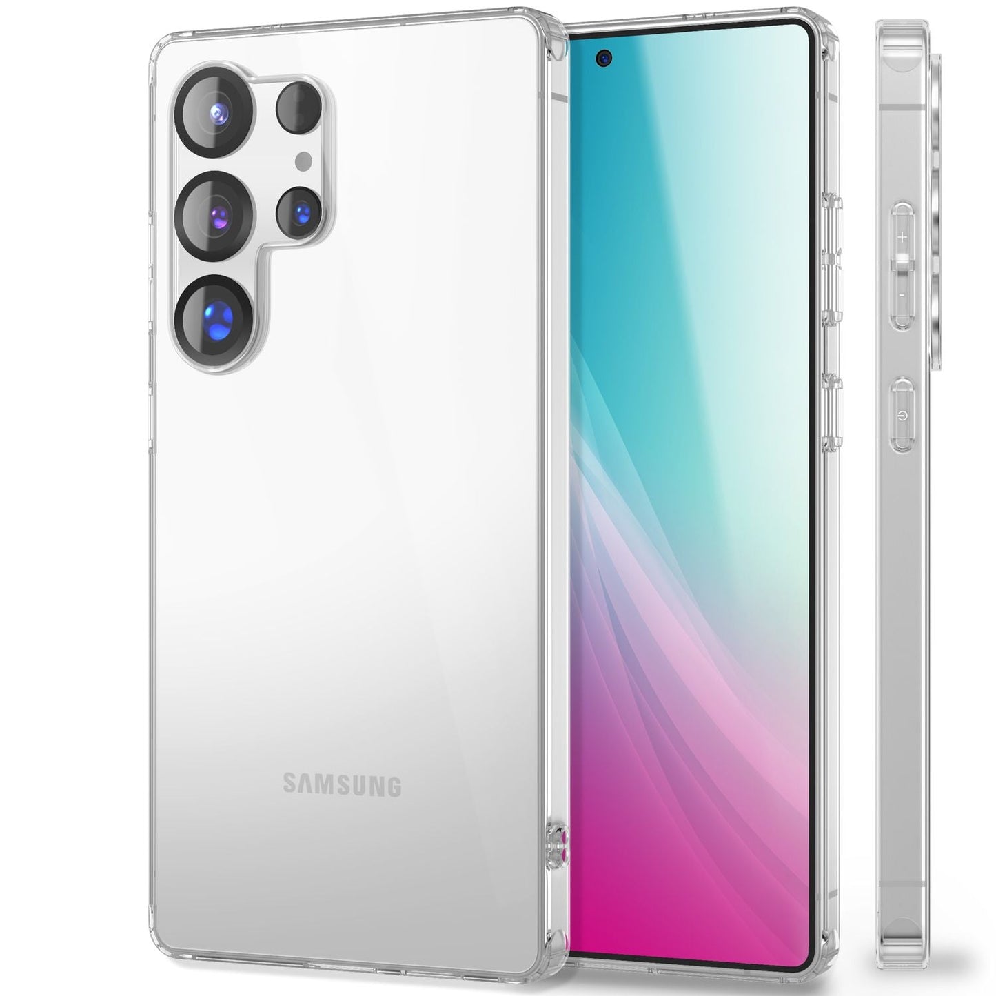 Carcasă NALIA AirFlex, transparentă, TPU, cu efect anti-îngălbenire - grosime 0,4 mm, potrivire perfectă, compatibilă cu Galaxy S25 Ultra