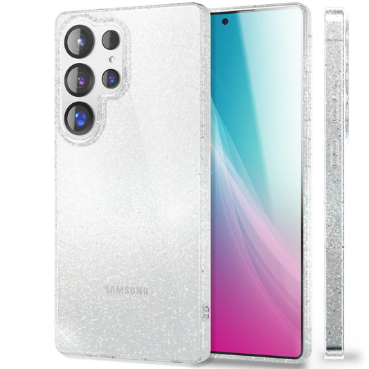 Husă NALIA Dazzlin cu sclipici strălucitor - Dimensiune Galaxy S25 Ultra Thin