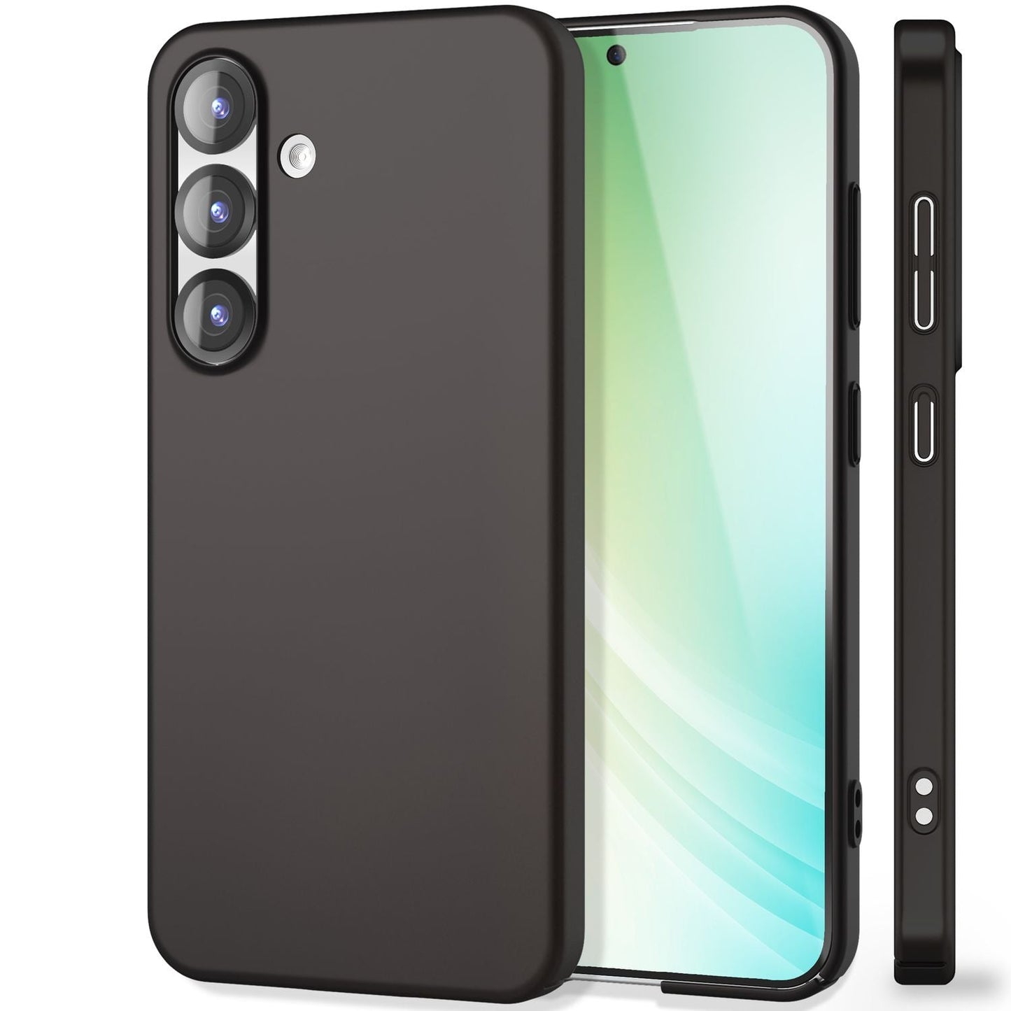 NALIA PureFit für Samsung Galaxy S25 Hülle, Ultradünnes 0,5mm Hardcase im schlanken Design, Mattierte Elegante Leichte Schutzhülle, Ultra Slim Anti-Fingerprint Etui