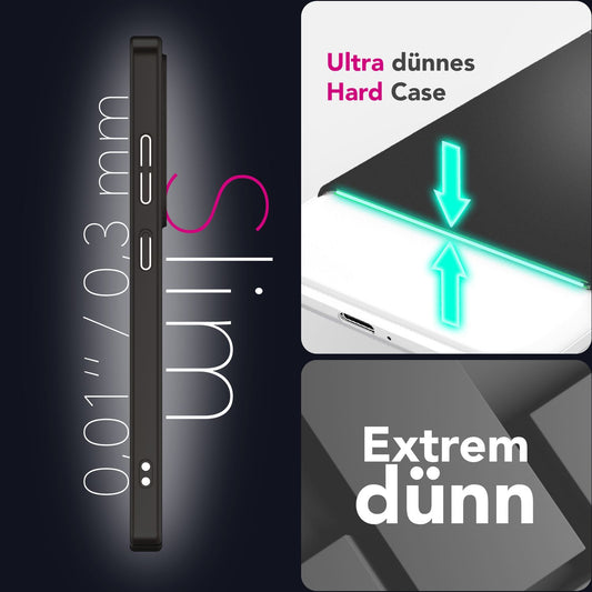 NALIA PureFit für Samsung Galaxy S25 Hülle, Ultradünnes 0,5mm Hardcase im schlanken Design, Mattierte Elegante Leichte Schutzhülle, Ultra Slim Anti-Fingerprint Etui