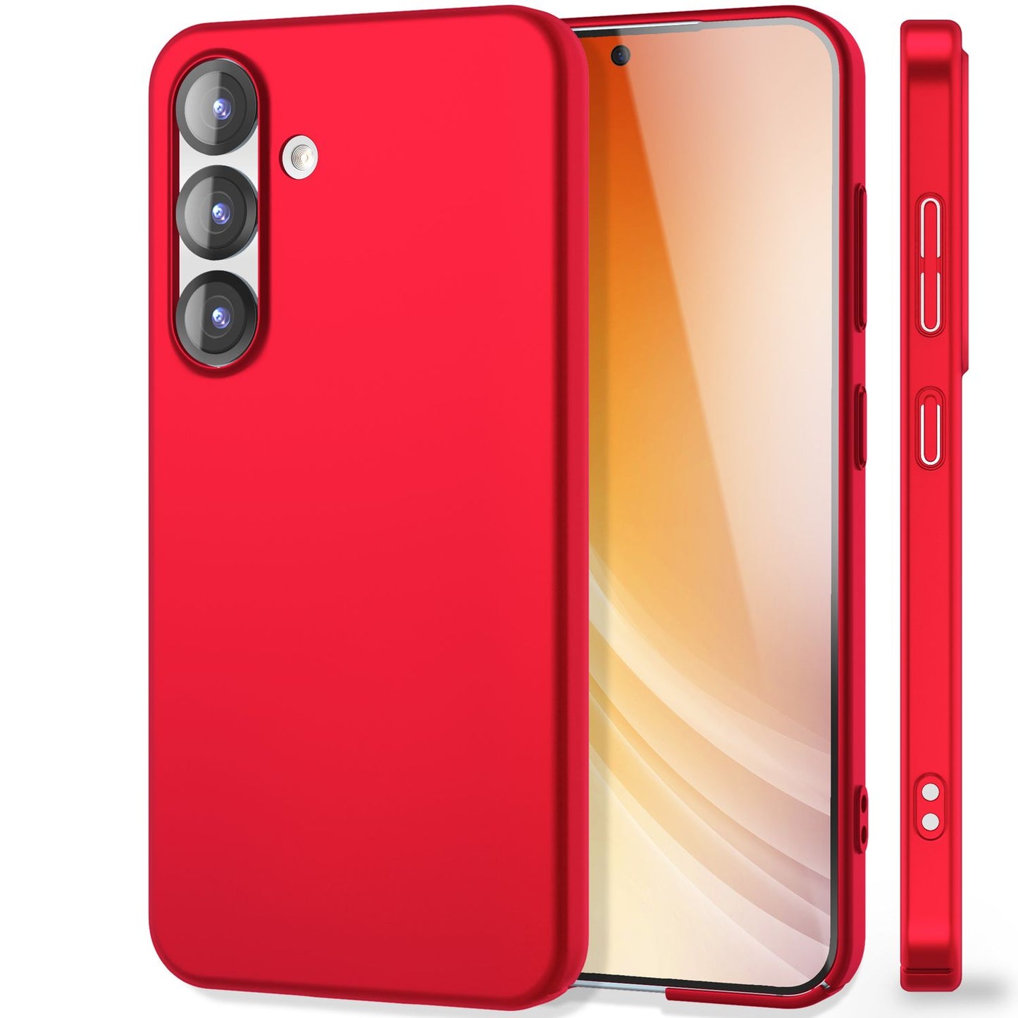 NALIA PureFit für Samsung Galaxy S25 Plus Hülle, Schlanke 0,5mm Schutzhülle im Mattierten Ultra-Slim Design, Dünnes Leichtes Hardcover, Fingerabdruck-Resistent