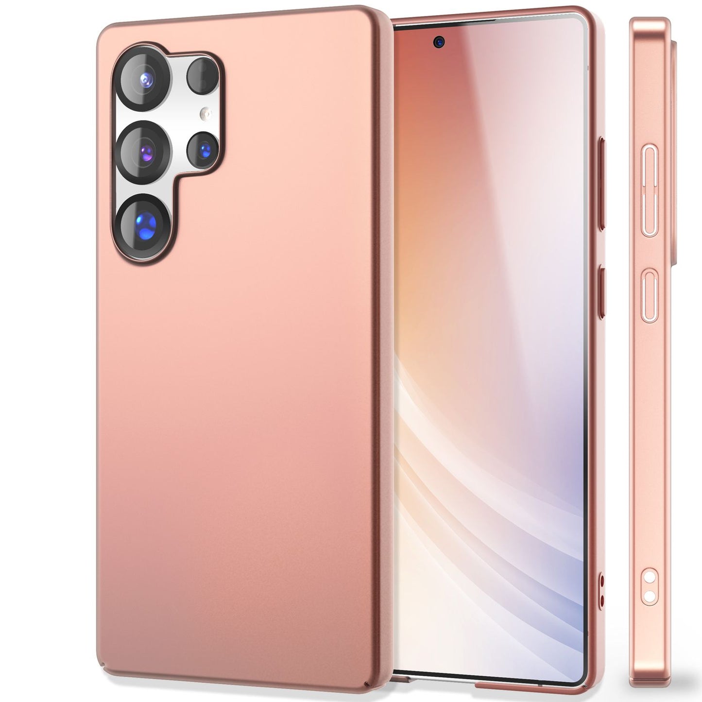 NALIA PureFit für Samsung Galaxy S25 Ultra Hülle, Extra Slim 0,5mm Hardcover, Leichte Dünne Elegante Schutzhülle, Mattierte Fingerabdruck-Resistente Handyhülle