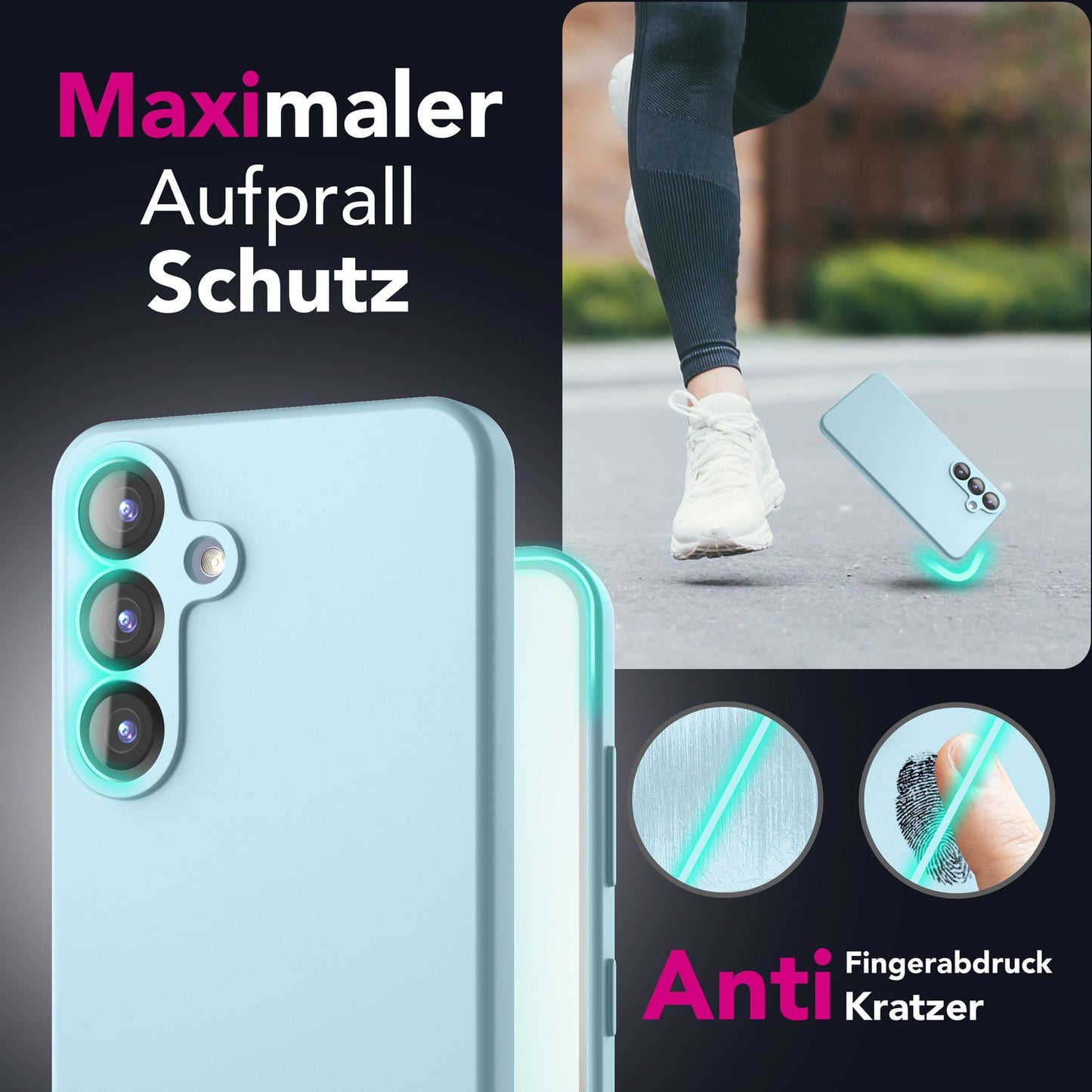 NALIA Phoenix für Samsung Galaxy S25 Hülle, Abwischbare Weiche Schutzhülle aus Flüssigsilikon, Mikrofaser Innenfutter, Rutschfeste Handyhülle, Seidige Silikonhülle