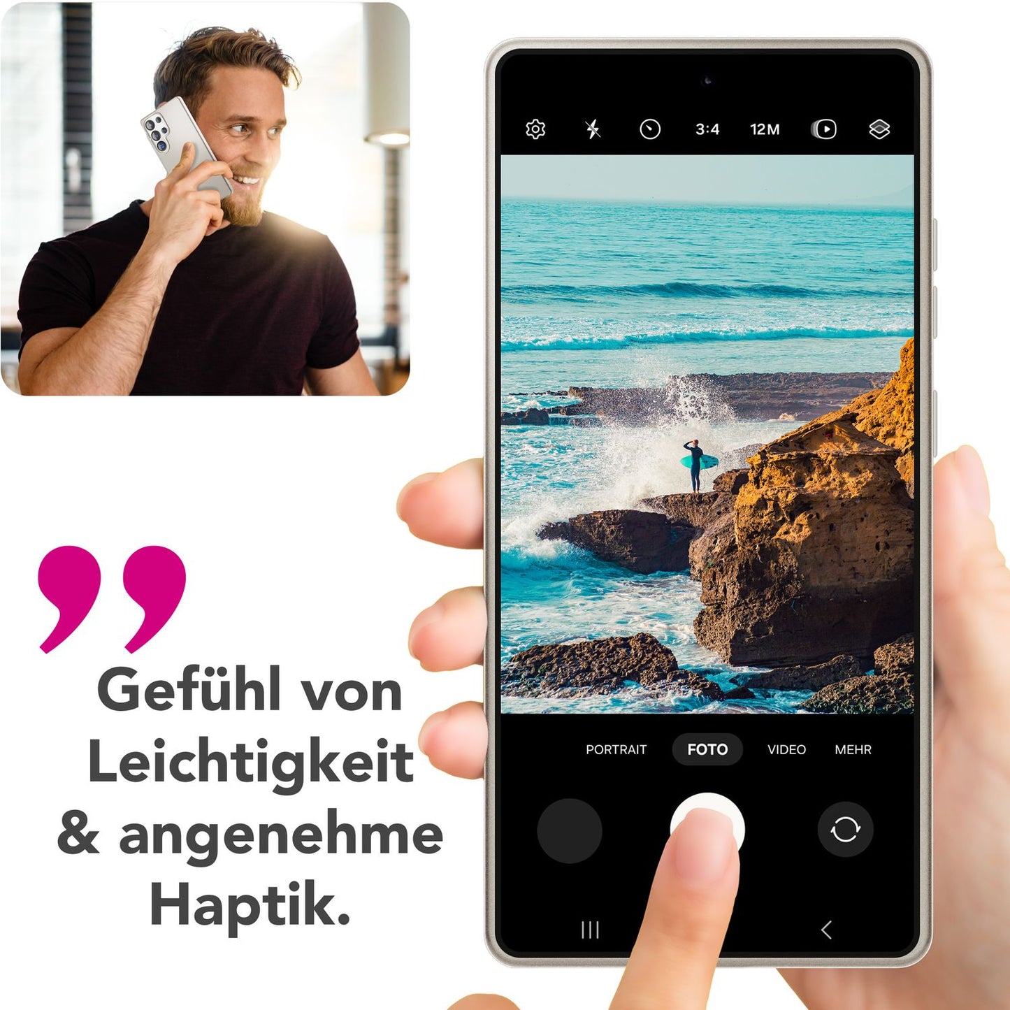 NALIA Overland für Samsung Galaxy S25 Ultra Hülle für MagSafe, Schlankes Hardcase mit Verstecktem Magnet-Ring, Klappbarer Kamera-Ständer, Ultra Dünne Matte Handyhülle