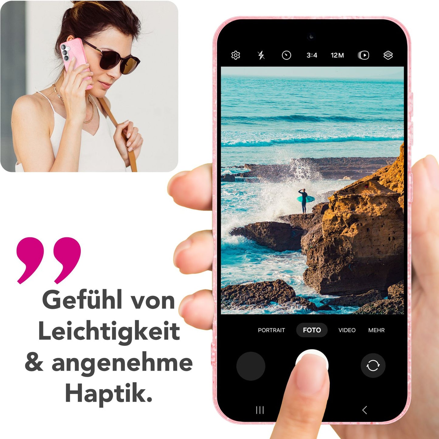 NALIA ShinePop für Samsung Galaxy S25 Plus Hülle, Schillernde Diamant Pailletten Glitzerhülle, Glänzende Robuste Silikon Schutzhülle, Brillante Glitzer Handyhülle