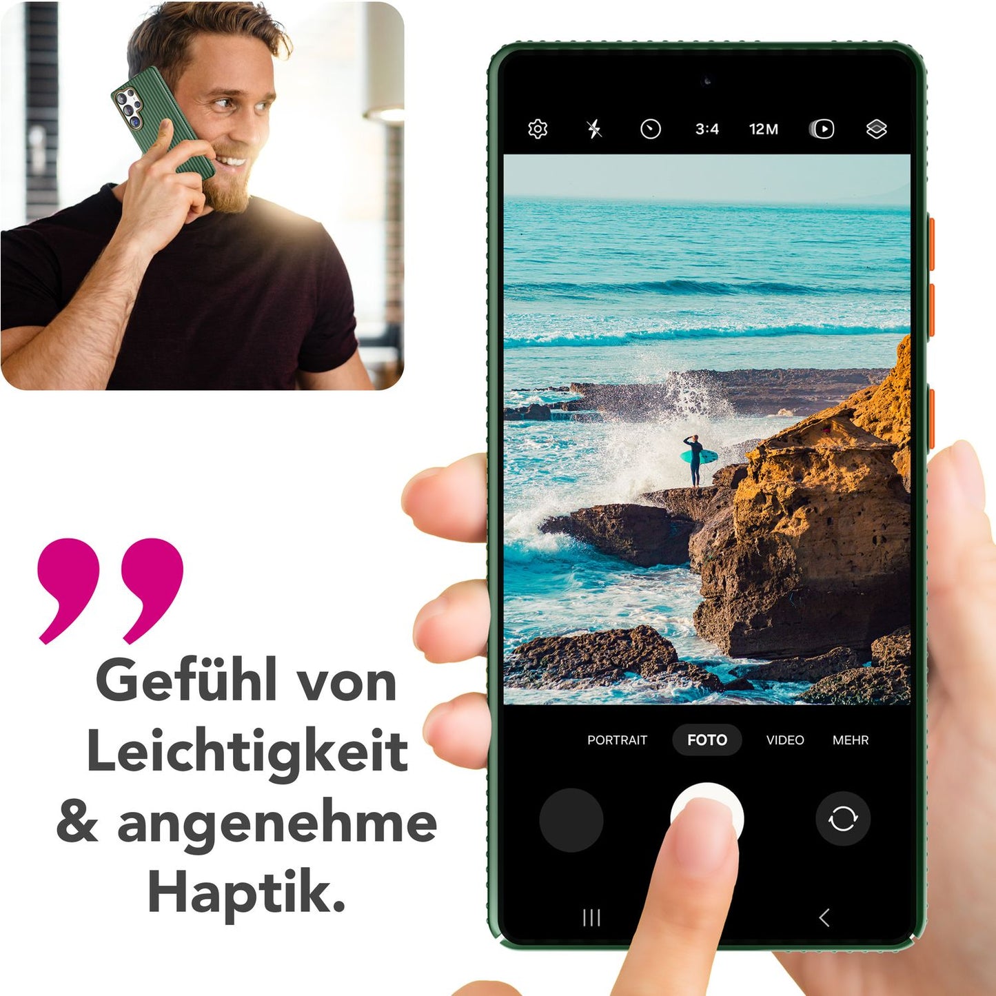 NALIA Nova für Samsung Galaxy S25 Ultra Hülle, Dünnes Hardcover in Metall Optik, mit Wellenstruktur Rillen Design, Rutschfeste Anti-Fingerabdruck Schutzhülle