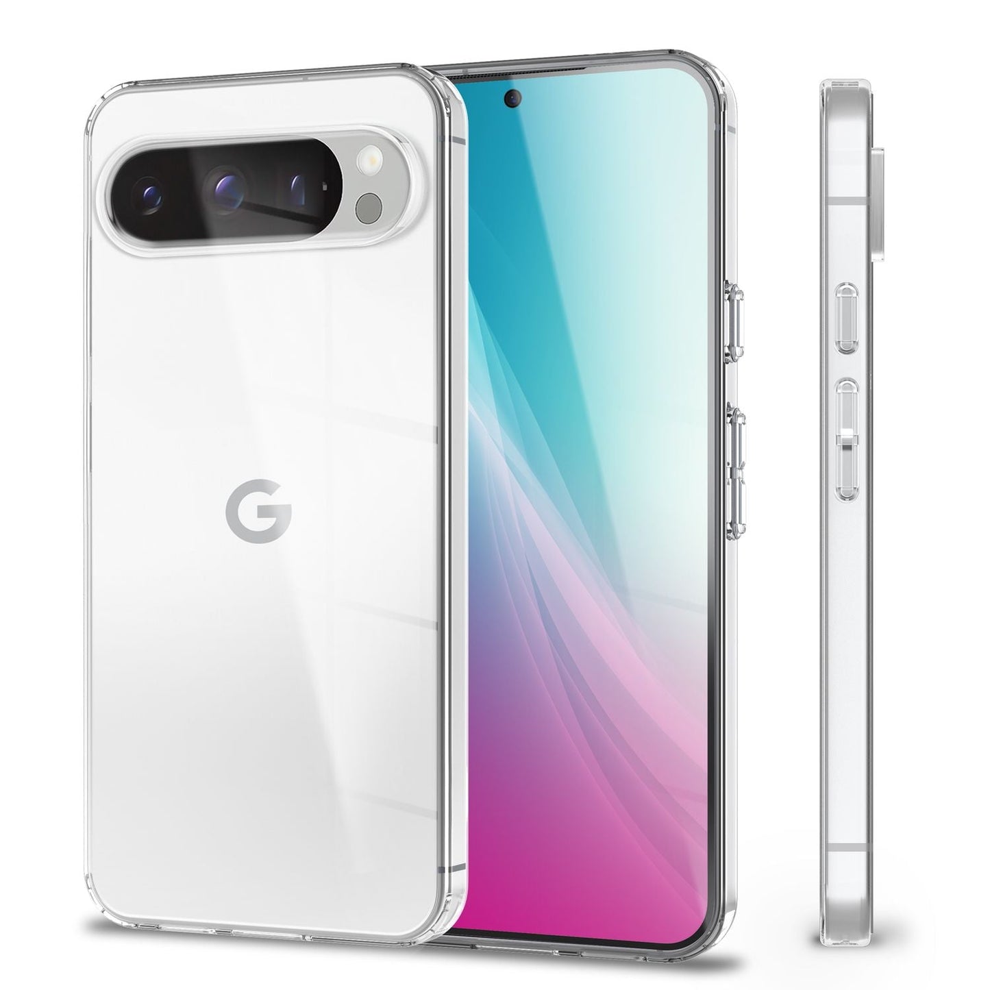 Husă NALIA AirFlex transparentă TPU pentru Pixel 9 Pro XL - Capacitate, Claritate, Performanță, Rezistență la șocuri, Dimensiune, Potrivire